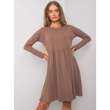 RUE PARIS Dress-RV-SK-5889.41P-brown Cijene