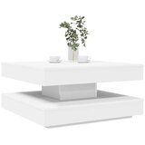  Klub stolić rotirajući za 360 stupnjeva bijeli 70x70x34,5 cm | shoptok.hr