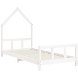  Za dječji krevet bijeli 90 x 190 cm od masivne borovine | shoptok.hr