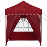  Rastezljivi šator za zabave 195 x 195 x 245 cm Tamno crvena | shoptok.hr