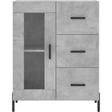  Visoka komoda siva betona 69,5x34x180 cm od konstruiranog drva | shoptok.hr