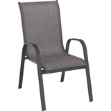 Ambia Garden STOL aluminij, jeklo antracit, rjava | Shoptok.si