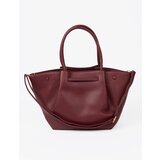 Shelvt Elegant burgundy shoulder shopper bag | ePonuda.com