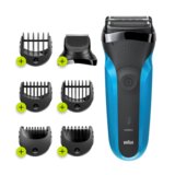 Braun aparat za brijanje i styler 310BT, Serija 3, Wet & Dry, Crno/plavi | Eponuda.ba