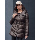 DStreet Płaszcz zimowy damski pikowany BLOOM mokka | shoptok.hr