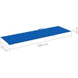  Ležalnik s kraljevsko modro blazino impregnirana borovina, (20662342) | Shoptok.si