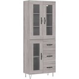  Visoka komoda siva sonome 69 5x34x180 cm od konstruiranog drva | shoptok.hr
