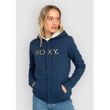 Roxy Itia Sherpa Logo Half-Zip Sweater mood indigo | shoptok.hr