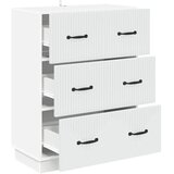  Ormar s ladicama Bijela 66 x 34 5 x 87 cm Konstruirano drvo - Bijela Slike