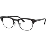 Ray-ban Clubmaster Optics RX5154 2077 M (51) Črna/Kristalna Cene