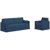  Set sofe 2 pcs Plava 198 x 78 x 80 cm tkanina | shoptok.hr
