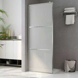Pregrada za tuširanje s cijelim mutnim staklom ESG 140 x 195 cm | shoptok.hr