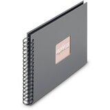 Hama Fine Art Spiral Steingrau 28x24 50 schwarze Seiten 9840 | shoptok.hr