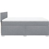  Krevet box spring s madracem svjetlosivi 140x200 cm od tkanine | shoptok.hr