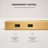 Brilagi LED zidna spot svetiljka VIXON LED/3W/230V + LED/7W zlatna CRI 90 | Eponuda.com