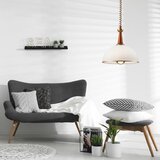 LAMKUR Podesivi luster CHIARA 1xE27/60W/230V tamno smeđa/buk | Eponuda.com