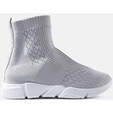 Gemre Grey sock-style high-top sneakers Olot | Shoptok.si