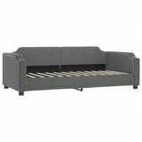  Dnevni krevet na razvlačenje tamnosivi 80 x 200 cm od tkanine | shoptok.hr