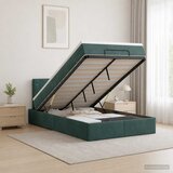  od pjene s madracem i LED-om Tamnozelena 120 x 190 cm | shoptok.hr