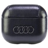 Audi USNJENI OVITEK Z VELIKIM LOGO ZA AIRPODS 3 ČRN, (21974947) | Shoptok.si