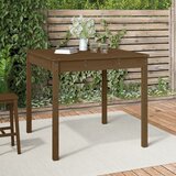  Vrtni stol boja meda 82,5x82,5x76 cm od masivne borovine | shoptok.hr