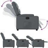 vidaXL Naslonjač sivi, umjetna koža | shoptok.hr