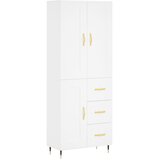  Visoka komoda bijela 69,5x34x180 cm konstruirano drvo | shoptok.hr