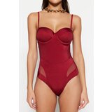 Trendyol Swimsuit - Burgundy - Plain | Shoptok.si