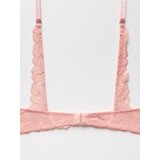 Reserved - Grudnjak s čipkom - boja breskve | shoptok.hr