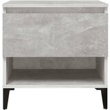  Bočni stolići 2 kom boja betona 50x46x50 cm konstruirano drvo | Eponuda.com