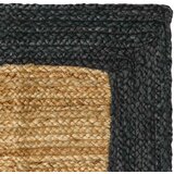  Tepisi za područja Prirodna i tamnosiva 60 x 200 cm Juta - Tamnosiva 60 x 200 cm | shoptok.hr