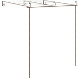  Vrtna pergola antikna smeđa 3 x 3 x 2,5 m željezna | shoptok.hr