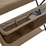  Stol za previjanje smeđe-sivi željezni | shoptok.hr