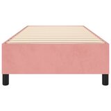  Okvir za krevet s oprugom ružičasti 90x190 cm baršunasti | shoptok.hr