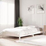 The Living Store Postelja bel 100x200 cm trdna borovina - Postelja, (21659965) | Shoptok.si