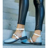 Gemre Josiane blue buckle ballet flats | shoptok.hr