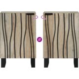 vidaXL Kupaonski ormar s policom s pohranom s vratima Smeđa, Crna 38 x 33.5 x 58 cm | shoptok.hr