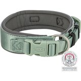 Trixie ogrlica za pse Premium extra široka L-XL 53-62 cm/50 mm zelena/grafit | shoptok.hr