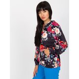 RUE PARIS Sweatshirt-RV-BL-8143.83P-black-red | Shoptok.si