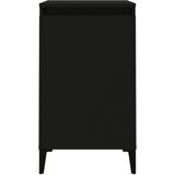  Noćni ormarići 2 kom crni 40 x 35 x 70 cm konstruirano drvo | shoptok.hr