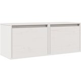 Furnova Stenska omarica 2 kosa bela 40x30x50 cm trdna borovina, (21949872) | Shoptok.si