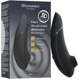 Womanizer Next - stimulator klitorisa na baterije, zračni val (crni)