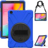 NIKCORP Ovitek za Samsung Galaxy Tab A 8.0, trislojni, zaščitni, s stojalom, ročajem in naramnim pasom, moder, odporen na udarce, (5000139074) | Shoptok.si