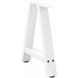  Noge za klub stolić A-oblika 2 kom Bijele 50 x (42-43) cm Čelik | shoptok.hr