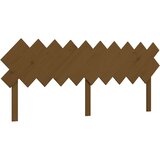  Okvir kreveta s uzglavljem boja meda 200x200cm od masivnog drva | shoptok.hr
