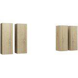 TV ormarići 4 kom boja hrasta 30,5x30x90 cm konstruirano drvo | Eponuda.com