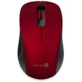 Connect IT CMO-2230-RD - Bežični tihi miš MUTE 1200 DPI 1xAA crna/crvena | Eponuda.com