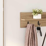  Vješalica za kapute na zidu Umjetnički hrast 80 x 10,5 x 18 cm | shoptok.hr