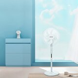 Aigostar Stojeći ventilator 60W/230V, beli, sa daljinskim upravljačem | Eponuda.com