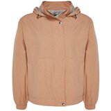 Trendyol Curve Plus Size Winterjacket - Brown - Basic Cene